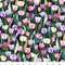 Fabric Hoffman Emerald Tulip Flower Shoppe by the Quarter Yard W5480-31